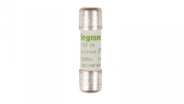 Wkładka bezpiecznikowa cylindryczna 10x38mm 4A aM 400V HPC 013004