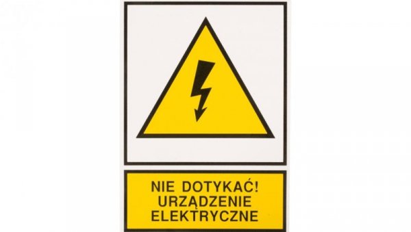 Tabliczka /znak ostrzegawczy/ TZO 148X210S /N.D.U.E./ E04TZ-01011140100 /10szt./