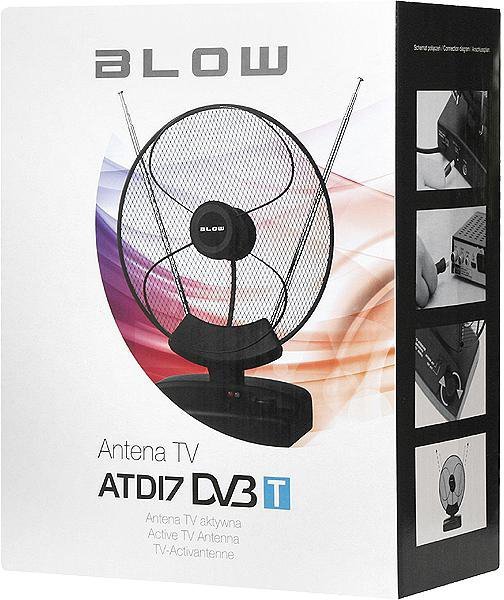 Antena DVB-T BLOW ATD17 aktywna wewnętrzna