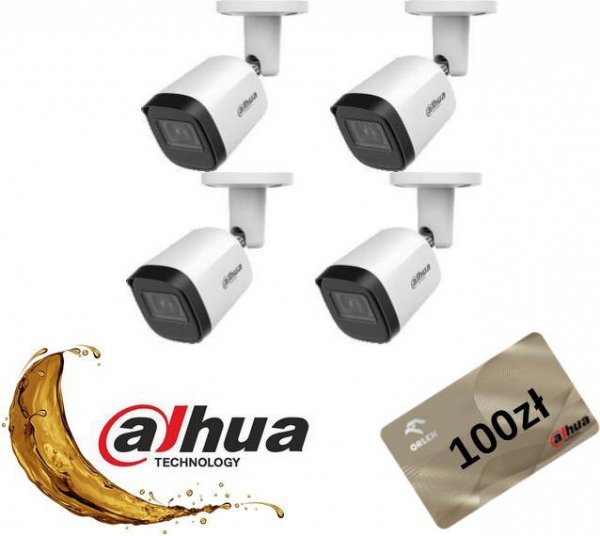 Kamera  Dahua HAC-B2A21-U-0360B Opakowanie zbiorcze 4szt.