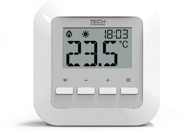 Przewodowy  dwustanowy regulator pokojowy biały ST-295v3 Tech sterowniki