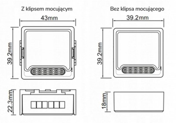 Moduł OXT mini sterownik scen 12 akcji 230V ZigBee TUYA T254