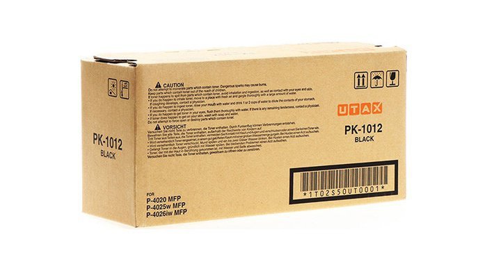 Oryginalny Toner Czarny UTAX P4020 MFP, P4025 MFP PK-1012, PK1012 (1T02S50UT0, 1T02S50TA0)