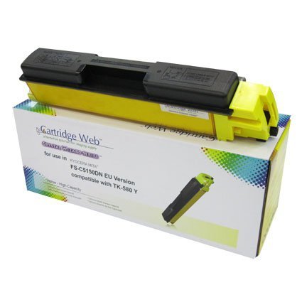 Toner Cartridge Web Yellow Kyocera TK580 zamiennik TK-580Y