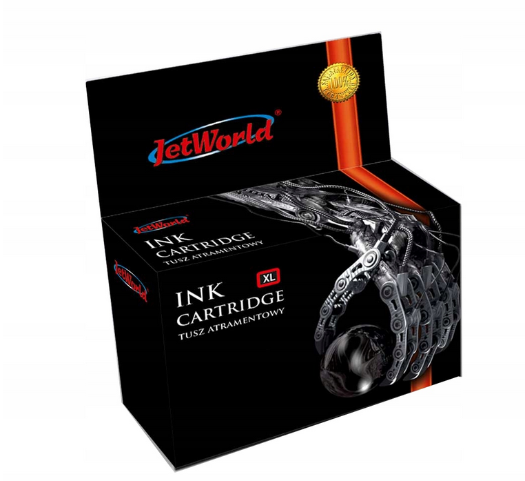 Tusz JetWorld  Black HP 950XL (wskazują poziom tuszu) zamiennik refabrykowany (CN045AE) (CN049AE)
