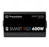Thermaltake Smart 600W RGB (80+ 230V EU, 2xPEG, 120mm, Single Rail)
