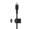 Belkin Kabel BoostCharge USB-C/Lightning Silikonowy w oplocie 3m czarny