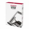 AXAGON STND-L Podstawka do laptopów aluminiowa 10-16, 4 regulowane kąty nachylenia