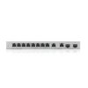 Zyxel Przełącznik 12-Port Gigabit Unmanaged Switch with 8-Port 1G +                        2-Port 2.5G + 2-Port SFP+ XGS1010-12-