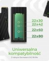IcyBox Obudowa IB-1917M-C32a NVMe USB 3.2 Gen 2x2,  20 Gbit/s