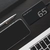 Qoltec Ładowarka sieciowa 65W GaN Super Fast SLIM | PD | 5-20V | 3.25A |USB-C 3.1 | Laptop | MacBook | Smartfon | +kabel