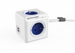 Allocacoc Listwa zasilająca PowerCube Extended USB 1,5m 2402BL/FREUPC Niebieska