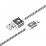 TB Kabel USB-Micro USB 1.5 m grafitowy sznurek