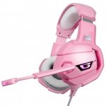 Onikuma Słuchawki gamingowe K5 różowe (przewodowe)