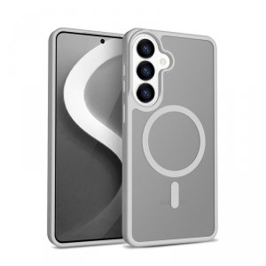 CRONG Etui Hybrid Matte Magnetic - MagSafe Samsung Galaxy S26 Szare