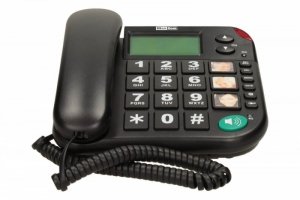 Maxcom KXT480 BB telefon przewodowy, czarny