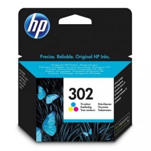 HP Inc. Tusz nr 302 Tri-Colour F6U65AE