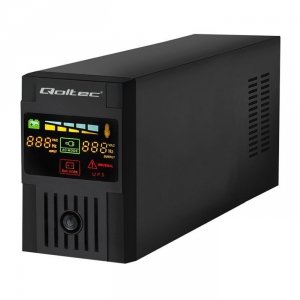 Qoltec Zasilacz awaryjny UPS MONOLITH | 600VA | 360W | LCD | USB