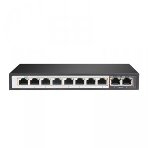 Extralink Switch Perses 8X EX-SG1008PE 10/100/1000M TX PoE AT/AF,  2X GE SFP Full Gigabit PoE