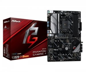 ASRock Płyta główna X570 Phantom Gaming 4 AM4 4DDR4 HDMI/DP M.2 ATX