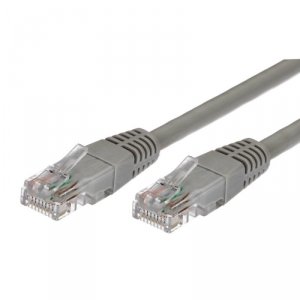 TB Kabel Patchcord miedziany kat.6 RJ45 UTP 3m. szary