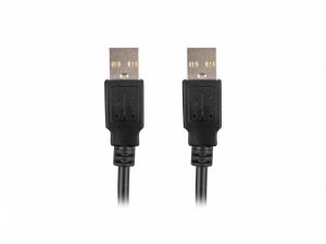 Lanberg Kabel USB-A M/M 2.0 1.8m Czarny