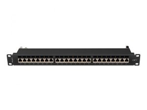 Lanberg Patchpanel 24 port 1U KAT7 EK. PPS7-1024-B Czarny