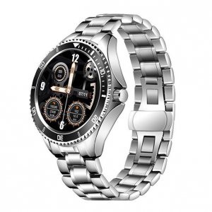 Garett Electronics Smartwatch Men 4S Srebrno czarny Stalowy