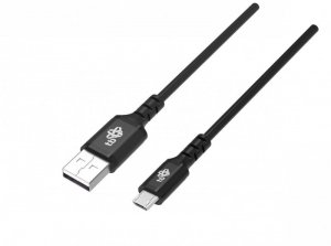 TB Kabel USB-Micro USB 2m  silikonowy czarny Quick Charge