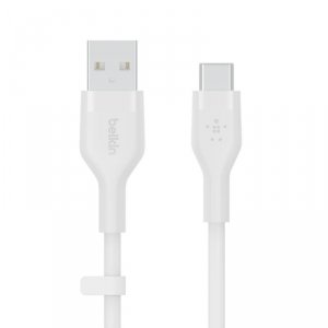 Belkin Kabel BoostCharge USB-A do USB-C silikonowy 3m, biały