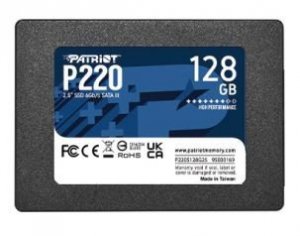 Patriot Dysk SSD 128GB P220 550/480 MB/s SATA III 2.5