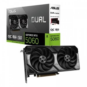 Asus Karta graficzna GeForce RTX 5060 Dual OC 8GB GDDR7 128BIT HDMI/3DP