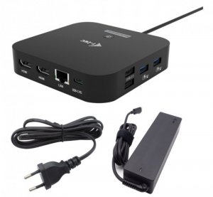 i-tec Stacja dokująca USB-C 2x HDMI Dock PD + Ładowarka 100W