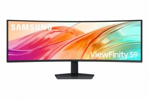 Samsung Monitor 49 cali ViewFinity S95UF VA 5120x1440 DQHD 32:9 2xHDMI 1xDP 1xUSB-C 1xUSB-B 3xUSB-A 5ms 120Hz zakrzywiony głośni