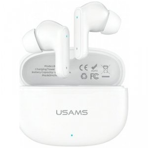 USAMS Słuchawki bluetooth 6.0 E05 TWS białe