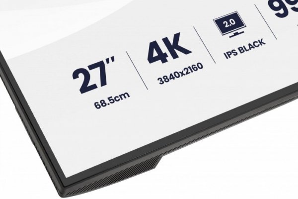 IIYAMA Monitor 27 cali ProGraphic HB2701UHSNP-B1 4K,IPS BLACK 2.0,450cd,VESA USB-c dock(PD:96W),HDMI,DP,DAISY/CHAIN,4xUSB,RJ45,3