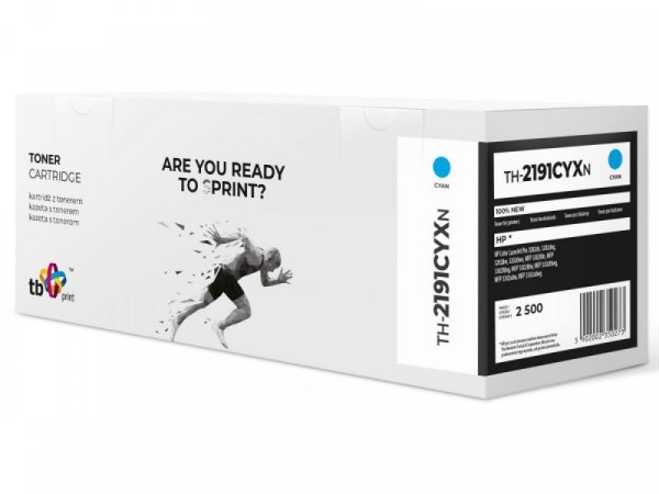 TB Print Toner do HP Color LaserJet Pro 3202 W2191X TH-2191CYXN 100% nowy cyan