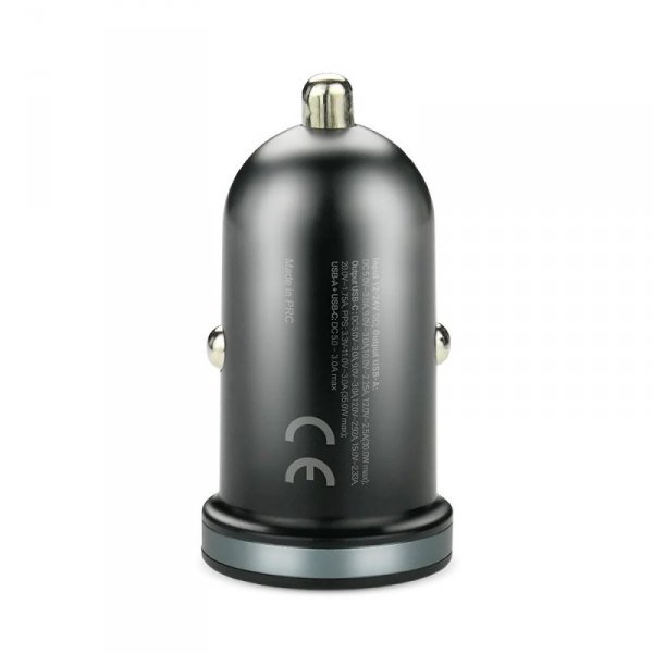 everActive Ładowarka samochodowa CC-30Q QC3.0 35W 1X USB + 1X USB-C PD czarna