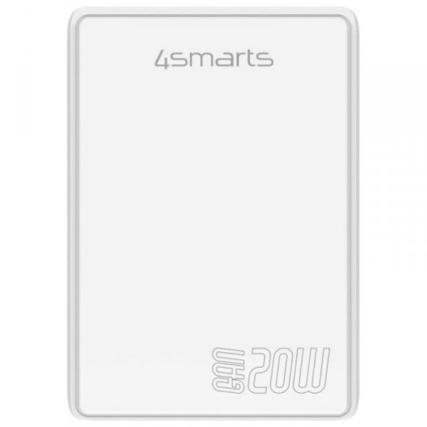4smarts Ładowarka sieciowa FlatPlug Duos 20W USB-C + USB-A Biała