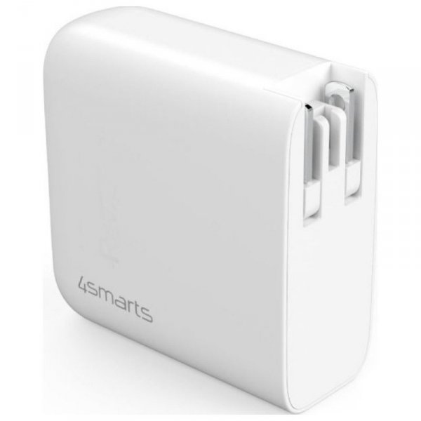 4smarts Ładowarka sieciowa Flex 65W 2xUSB-C + 1xUSB-A Biała