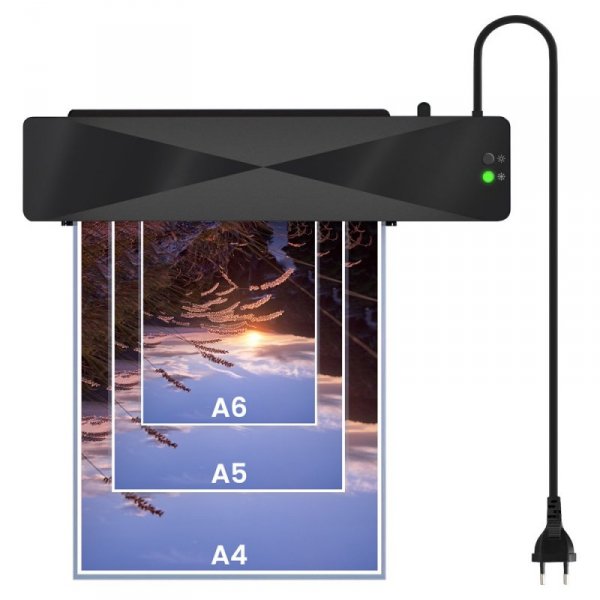 Savio Laminator A4 LR-01/B czarny