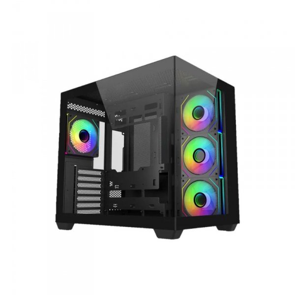 Cooler Master Obudowa Elite 681 Panoramic 270° szkło hartowane czarna