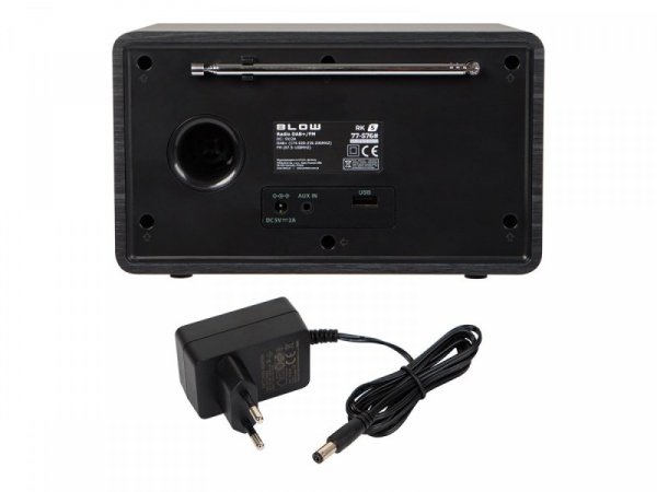 BLOW Radio kuchenne FM/DAB+ RK5 Bluetooth czarne