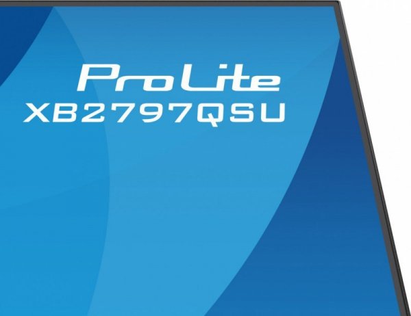 IIYAMA Monitor ProLite  27 cali XB2797QSU-B1 IPS,QHD,2xHDMI,DP,350cd,75Hz,1000:1,     USB HUB,x4 ((2x Type-A v.3.2 Gen 1 (5Gbps,