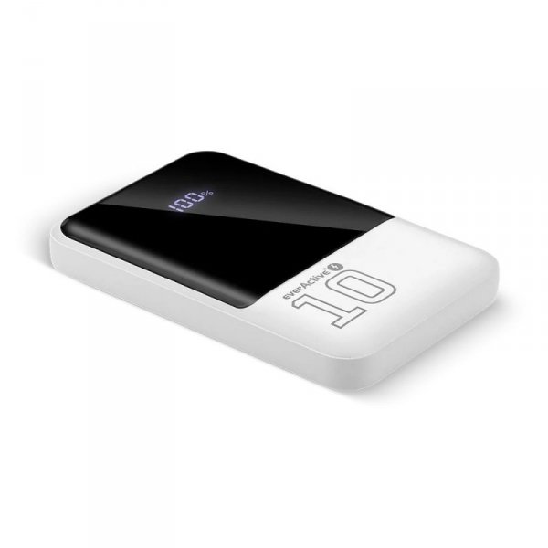 everActive Powerbank 10 000 mAh 2X USB 1X USB-C 22,5W QC4.0 wyświetlacz LED