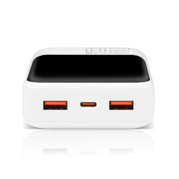 everActive Powerbank 20 000 mAh 2X USB 1X USB-C 22,5W QC4.0 wyświetlacz LCD