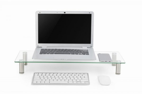 Gembird Podstawka szklana na monitor (rozmiar M)