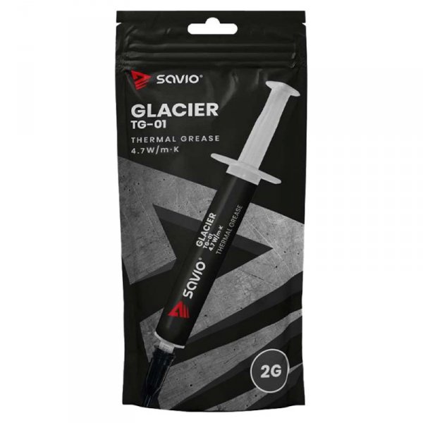Savio Pasta termoprzewodząca GLACIER TG-01 4.7W/m-K, 2g