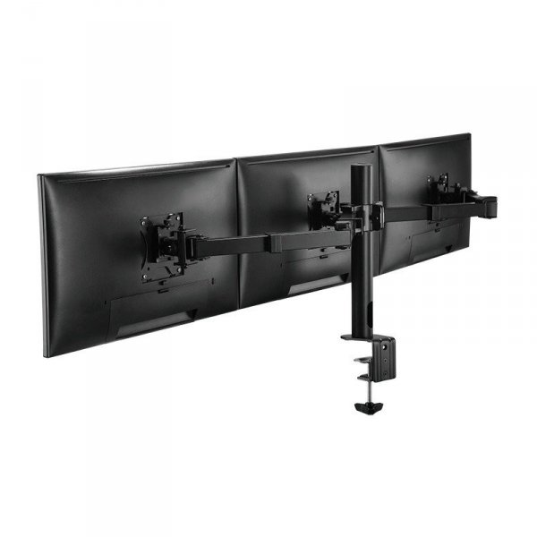 LogiLink Uchwyt na 3 monitory,17 -27 cali, ramie 380mm,3x7kg