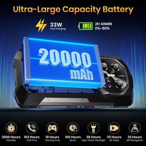 Fossibot Smartfon F113 gray CH